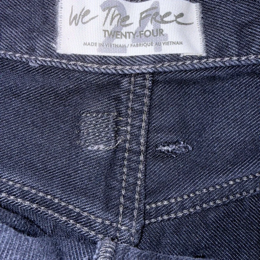 Free People Black Makai Fray Shorts‎ Montero Size 24 NWOT
